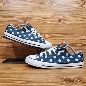 Converse Chuck Taylor OX Denim Polka Dot Sneakers